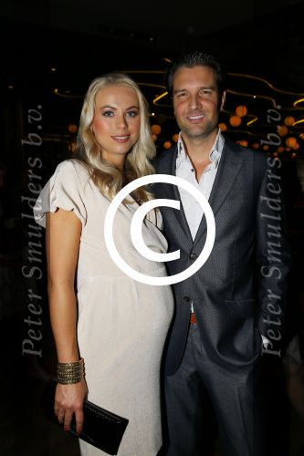 Amsterdam 15 september 2014
Modeshow Addy v d Krommenacker in het ij theater.
Bas Muijs met zijn zwangere vriendin