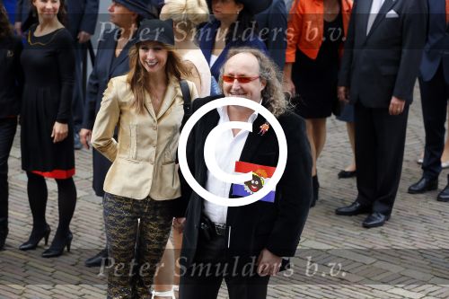 Den Haag 16 september 2014
Prinsjesdag met oa Koning Willem Alexander Koningin Maxima prinses Laurentien en prins Constantijn. Gouden Koets op het binnenhof. Dion Graus met vrouw