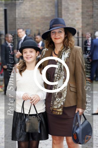 Den Haag 16 september 2014
Prinsjesdag met oa Koning Willem Alexander Koningin Maxima prinses Laurentien en prins Constantijn. Gouden Koets op het binnenhof. Edith Schippers met dochter Eva