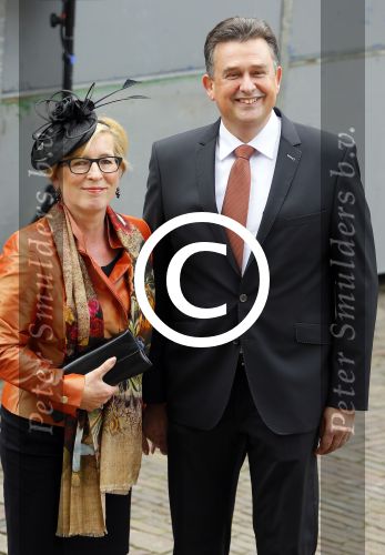 Den Haag 16 september 2014
Prinsjesdag met oa Koning Willem Alexander Koningin Maxima prinses Laurentien en prins Constantijn. Gouden Koets op het binnenhof. Emile Roemer met vrouw