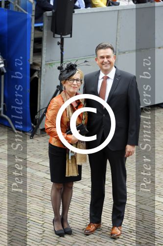 Den Haag 16 september 2014
Prinsjesdag met oa Koning Willem Alexander Koningin Maxima prinses Laurentien en prins Constantijn. Gouden Koets op het binnenhof. Emile Roemer met vrouw
