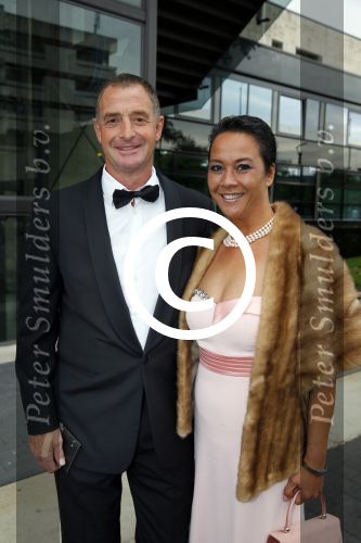 Hilversum 1 september 2014
Voetballer van het jaar verkiezing bij studio 21. Ernie Brandts met vrouw
