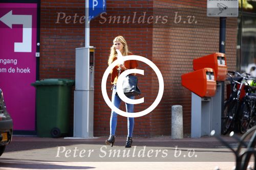 Amsterdam 8 september 2014
Estelle Cruijff doet boodschappen