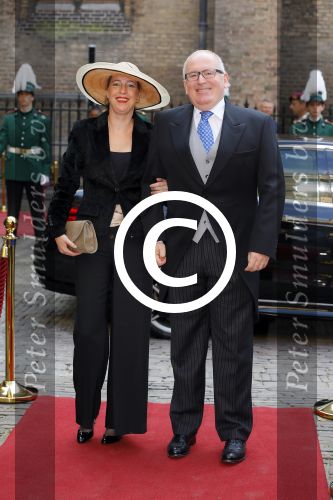 Den Haag 16 september 2014
Prinsjesdag met oa Koning Willem Alexander Koningin Maxima prinses Laurentien en prins Constantijn. Gouden Koets op het binnenhof. Frans Timmermans met vrouw
