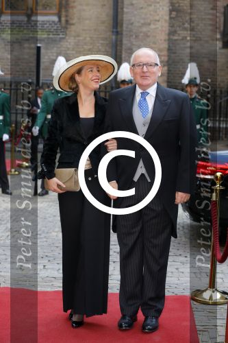 Den Haag 16 september 2014
Prinsjesdag met oa Koning Willem Alexander Koningin Maxima prinses Laurentien en prins Constantijn. Gouden Koets op het binnenhof. Frans Timmermans met vrouw