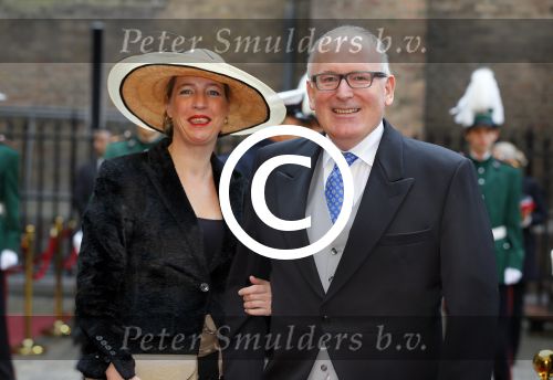 Den Haag 16 september 2014
Prinsjesdag met oa Koning Willem Alexander Koningin Maxima prinses Laurentien en prins Constantijn. Gouden Koets op het binnenhof. Frans Timmermans met vrouw