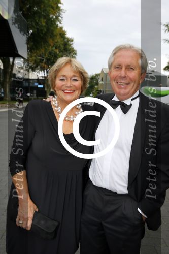 Hilversum 1 september 2014
Voetballer van het jaar verkiezing bij studio 21.
Harry Lubse met vrouw