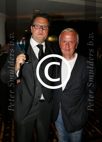 Noordwijk 8 septmber 2014
Modeshow Ronald Kolk in hotel huis ter Duin.
Harry Mens met een kennis