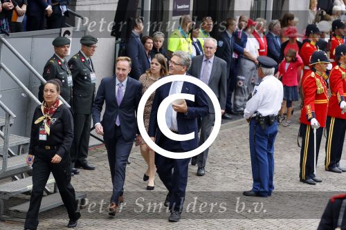 Den Haag 16 september 2014
Prinsjesdag met oa Koning Willem Alexander Koningin Maxima prinses Laurentien en prins Constantijn. Gouden Koets op het binnenhof. Henk Krol met vriend