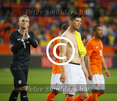 Amsterdam, 17 Mei 2014 Vriendschappelijke interland Nederland-Ecuador, eindstand 1-1
Klaas Jan Huntelaar
Foto Peter Smulders BV