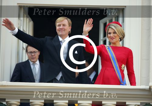 Den Haag 16 september 2014
Prinsjesdag met oa Koning Willem Alexander Koningin Maxima prinses Laurentien en prins Constantijn. Gouden Koets op het binnenhof.
