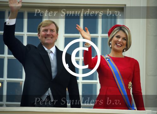 Den Haag 16 september 2014
Prinsjesdag met oa Koning Willem Alexander Koningin Maxima prinses Laurentien en prins Constantijn. Gouden Koets op het binnenhof.