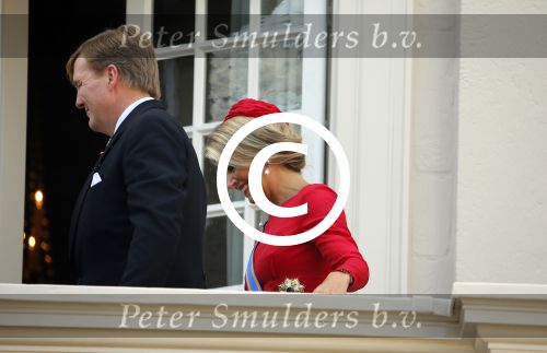 Den Haag 16 september 2014
Prinsjesdag met oa Koning Willem Alexander Koningin Maxima prinses Laurentien en prins Constantijn. Gouden Koets op het binnenhof.