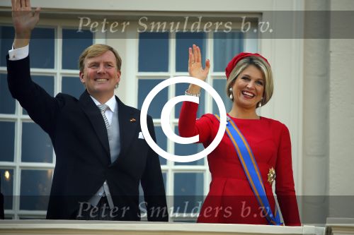 Den Haag 16 september 2014
Prinsjesdag met oa Koning Willem Alexander Koningin Maxima prinses Laurentien en prins Constantijn. Gouden Koets op het binnenhof.