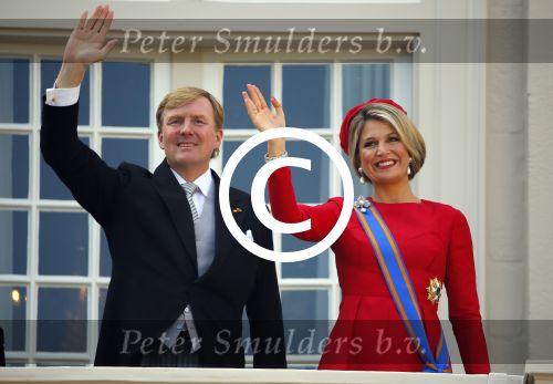 Den Haag 16 september 2014
Prinsjesdag met oa Koning Willem Alexander Koningin Maxima prinses Laurentien en prins Constantijn. Gouden Koets op het binnenhof.