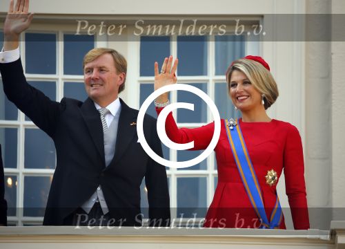 Den Haag 16 september 2014
Prinsjesdag met oa Koning Willem Alexander Koningin Maxima prinses Laurentien en prins Constantijn. Gouden Koets op het binnenhof.