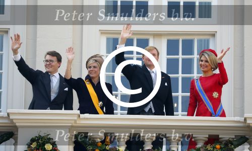 Den Haag 16 september 2014
Prinsjesdag met oa Koning Willem Alexander Koningin Maxima prinses Laurentien en prins Constantijn. Gouden Koets op het binnenhof.