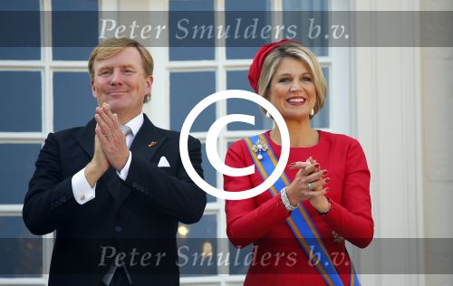 Den Haag 16 september 2014
Prinsjesdag met oa Koning Willem Alexander Koningin Maxima prinses Laurentien en prins Constantijn. Gouden Koets op het binnenhof.