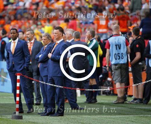 Amsterdam, 17 Mei 2014 Vriendschappelijke interland Nederland-Ecuador, eindstand 1-1
Louis v Gaal
Foto Peter Smulders BV