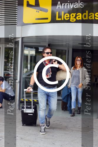ibiza 4 september 2014
Ibiza airport. Marco en Leontine Borsato arriveren ivm huwelijk Wendy v Dijk