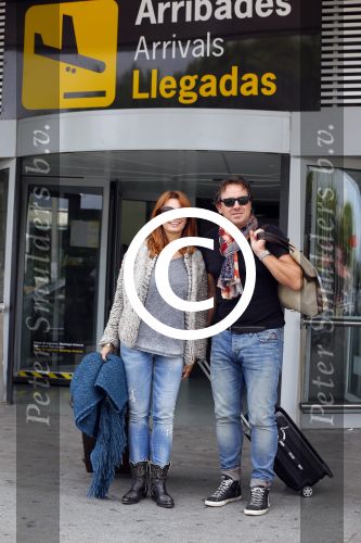 ibiza 4 september 2014
Ibiza airport. Marco en Leontine Borsato arriveren ivm huwelijk Wendy v Dijk