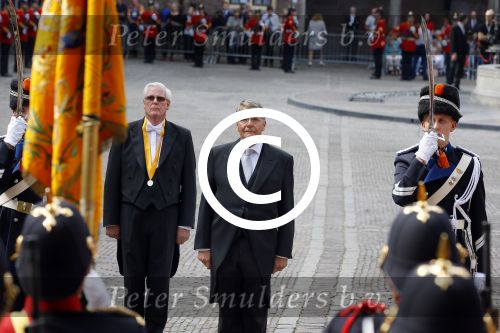 Den Haag 16 september 2014
Prinsjesdag met oa Koning Willem Alexander Koningin Maxima prinses Laurentien en prins Constantijn. Gouden Koets op het binnenhof. Piet hein Donner