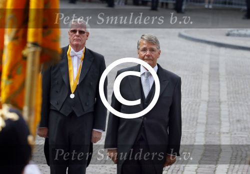 Den Haag 16 september 2014
Prinsjesdag met oa Koning Willem Alexander Koningin Maxima prinses Laurentien en prins Constantijn. Gouden Koets op het binnenhof. Piet hein Donner