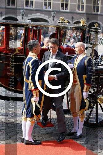 Den Haag 16 september 2014
Prinsjesdag met oa Koning Willem Alexander Koningin Maxima prinses Laurentien en prins Constantijn. Gouden Koets op het binnenhof.