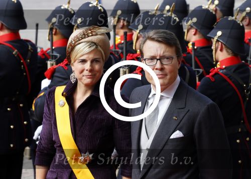 Den Haag 16 september 2014
Prinsjesdag met oa Koning Willem Alexander Koningin Maxima prinses Laurentien en prins Constantijn. Gouden Koets op het binnenhof.