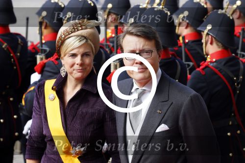 Den Haag 16 september 2014
Prinsjesdag met oa Koning Willem Alexander Koningin Maxima prinses Laurentien en prins Constantijn. Gouden Koets op het binnenhof.
