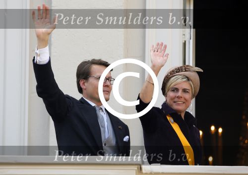 Den Haag 16 september 2014
Prinsjesdag met oa Koning Willem Alexander Koningin Maxima prinses Laurentien en prins Constantijn. Gouden Koets op het binnenhof.