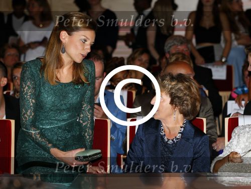 Amsterdam 15 september 2014
Modeshow Addy v d Krommenacker in het ij theater
Aanwezig oa Prinses Margriet Prinses Aimee en Prinses Margarita