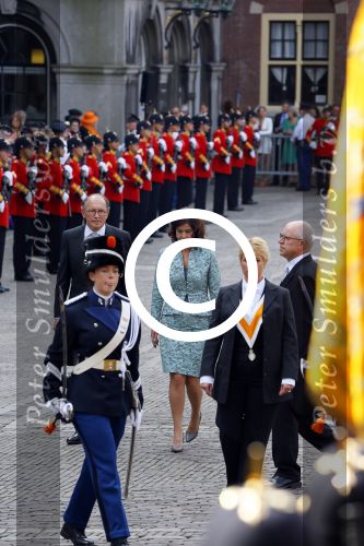 Den Haag 16 september 2014
Prinsjesdag met oa Koning Willem Alexander Koningin Maxima prinses Laurentien en prins Constantijn. Gouden Koets op het binnenhof.