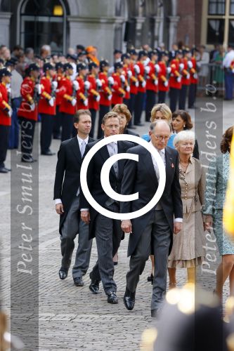 Den Haag 16 september 2014
Prinsjesdag met oa Koning Willem Alexander Koningin Maxima prinses Laurentien en prins Constantijn. Gouden Koets op het binnenhof.