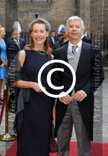 Den Haag 16 september 2014
Prinsjesdag met oa Koning Willem Alexander Koningin Maxima prinses Laurentien en prins Constantijn. Gouden Koets op het binnenhof. Ronald Plasterk met vrouw