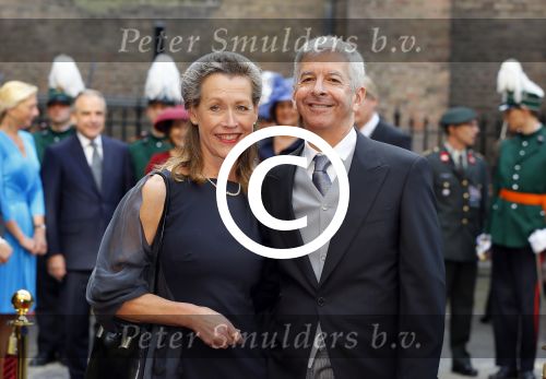 Den Haag 16 september 2014
Prinsjesdag met oa Koning Willem Alexander Koningin Maxima prinses Laurentien en prins Constantijn. Gouden Koets op het binnenhof. Ronald Plasterk met vrouw