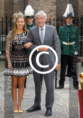 Den Haag 16 september 2014
Prinsjesdag met oa Koning Willem Alexander Koningin Maxima prinses Laurentien en prins Constantijn. Gouden Koets op het binnenhof. Ruud Lubbers met kleindochter
