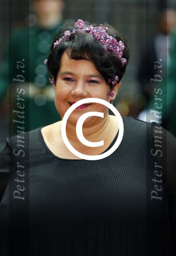 Den Haag 16 september 2014
Prinsjesdag met oa Koning Willem Alexander Koningin Maxima prinses Laurentien en prins Constantijn. Gouden Koets op het binnenhof. Sharon Dijksma met man