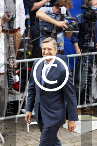 Den Haag 16 september 2014
Prinsjesdag met oa Koning Willem Alexander Koningin Maxima prinses Laurentien en prins Constantijn. Gouden Koets op het binnenhof. Sybrand Buma