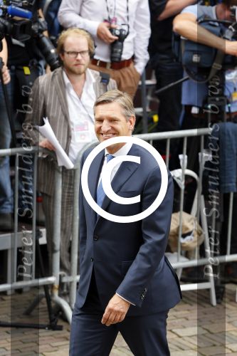 Den Haag 16 september 2014
Prinsjesdag met oa Koning Willem Alexander Koningin Maxima prinses Laurentien en prins Constantijn. Gouden Koets op het binnenhof. Sybrand Buma