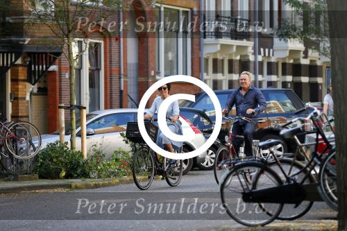 Amsterdam 12 september 2014
Tom Egbers en Janke Dekker op de fiets