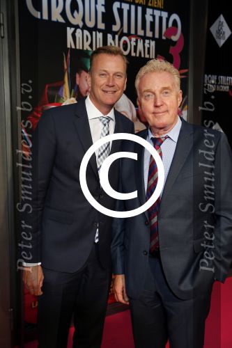 Amsterdam 3 september 2015 
Premiere Stiletto in het nieuwe de la mar. Andre v Duin met partner Martin