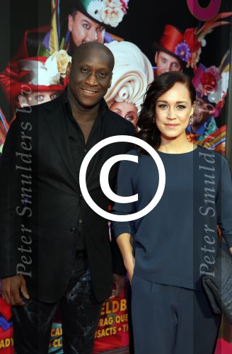 Amsterdam 3 september 2015 
Premiere Stiletto in het nieuwe de la mar. Anouk Maas met Jerrel Houtsnee