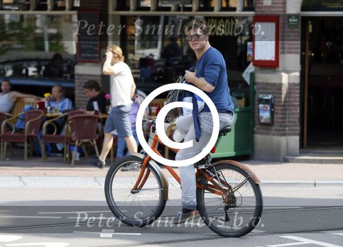 Amsterdam 20 augustus 2015
Beau v Erven Dorens op de fiets