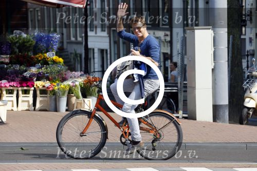 Amsterdam 20 augustus 2015
Beau v Erven Dorens op de fiets