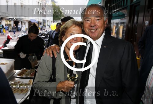 Amsterdam 3 september 2015
Opening verbouwde pc hooftstraat. Benno Leeser met .. van Coster Diamonds