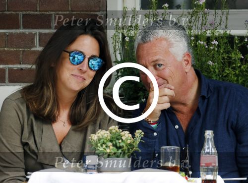 Amsterdam 21 augustus 2015
Bram Moszkowicz met vriendin Nynke Hogervorst