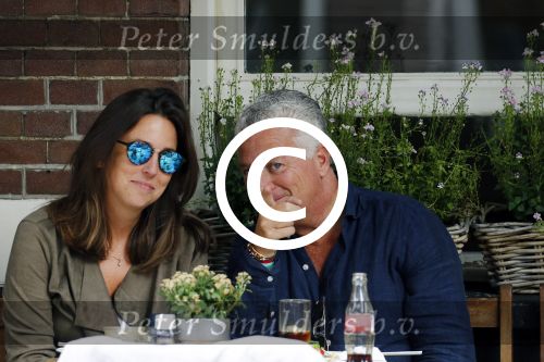 Amsterdam 21 augustus 2015
Bram Moszkowicz met vriendin Nynke Hogervorst