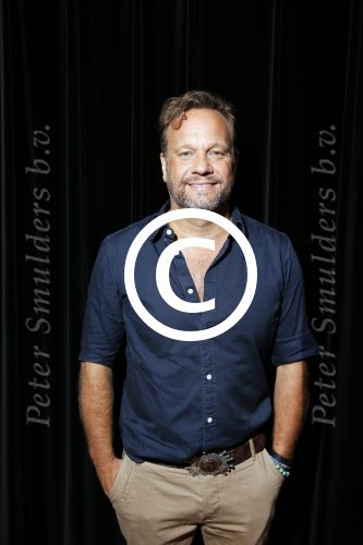 Hilversum 25 augustus 2015
Perspresentatie RTL in studio 21. Carlo Boszhard met vriend Herald