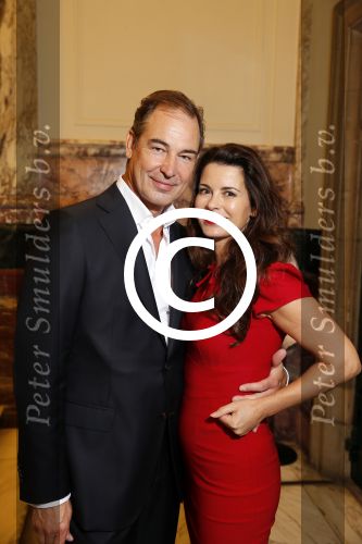Amsterdam 31 augustus 2015 
Premiere meiden van de herengracht in het tropenmuseum. Caroline de Bruijn en erik de Vogel